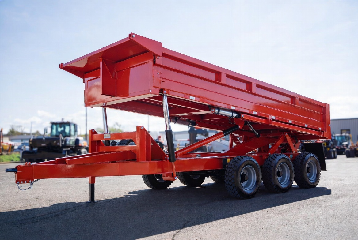 2025 Teton DT-16 Dump New dump trailer, 16' x 83", 16,000 lb GVWR, for sale at The Trailer Store in Winnemucca, Nevada (I-80), stock #TTS-2402 — exterior side view 2025 Teton DT-16 Dump New dump trailer, 16' x 83", 16,000 lb GVWR, for sale at The Trailer Store in Winnemucca, Nevada (I-80), stock #TTS-2402 — exterior side view
